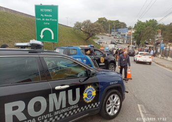 ROMU de Cotia é acionada em ocorrência de roubo de moto na altura do km 30 da Raposo