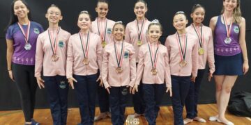 Ginástica Rítmica de Cotia conquista três pódios nos Jogos Abertos do Interior