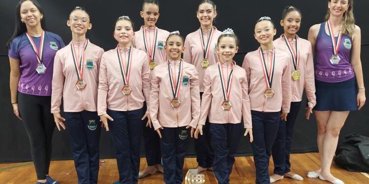 Ginástica Rítmica de Cotia conquista três pódios nos Jogos Abertos do Interior