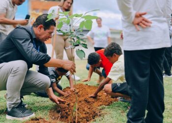 Plantio de 170 mudas de árvores marca celebração dos 170 anos de Cotia