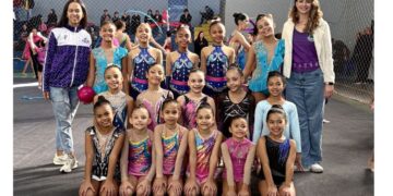 Equipe de Ginástica Rítmica de Cotia sobe ao pódio em Águas de Lindóia