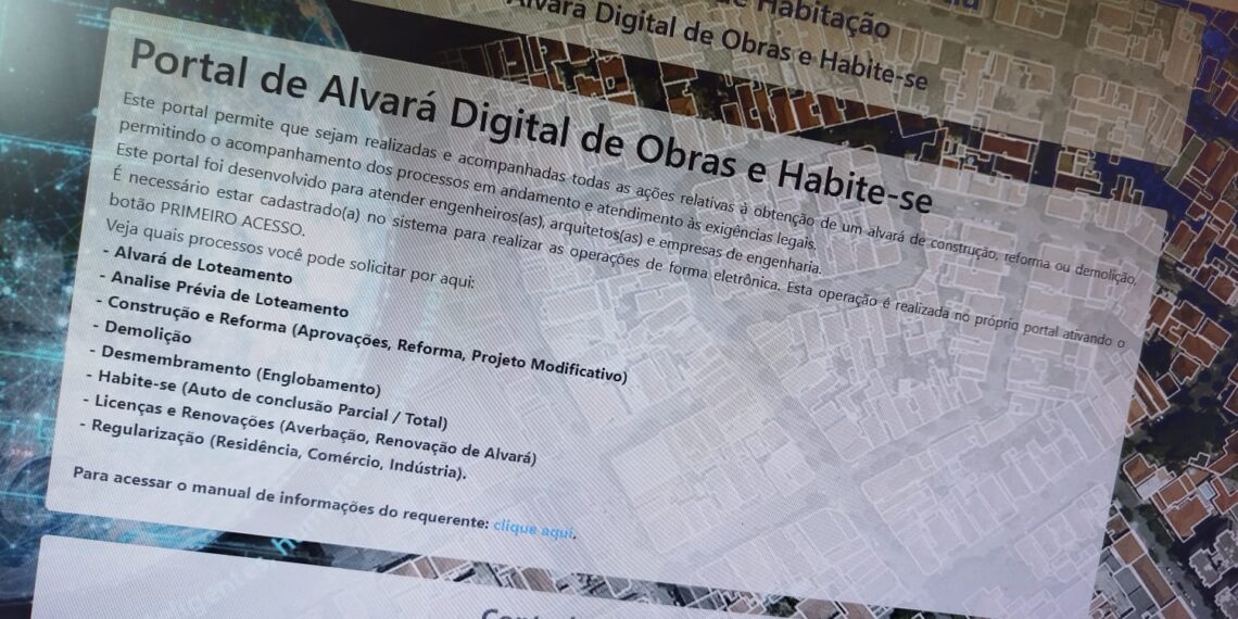 Alvará digital agiliza processos de construções e reformas em Cotia